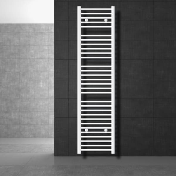 Badrumsradiator Radiator Sahara sidoanslutning handdukstork vit 40x180cm
