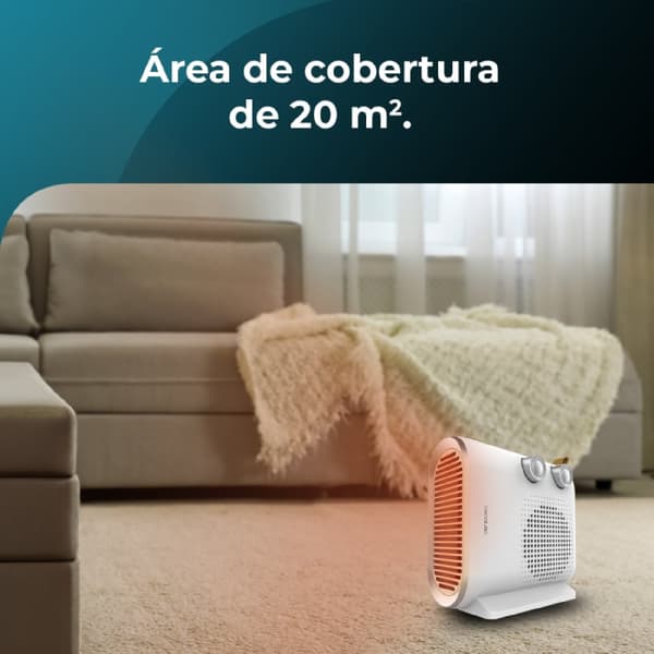 Cecotec Fan heater, 2000 W, 2 power levels and 3 operating modes.
