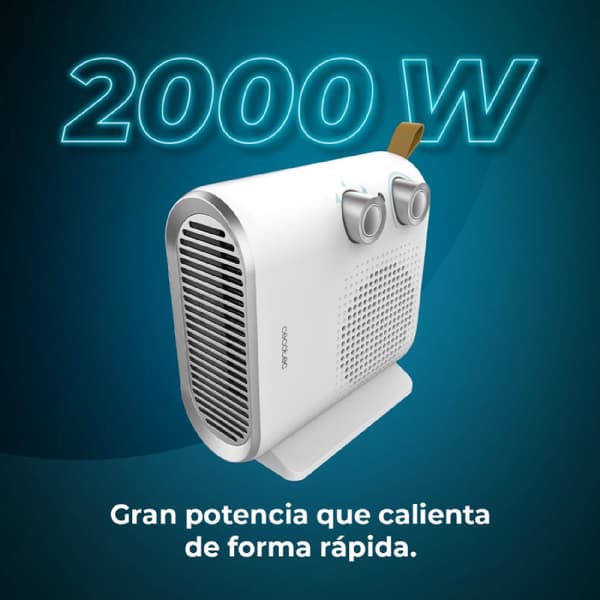 Cecotec Fan heater, 2000 W, 2 power levels and 3 operating modes.