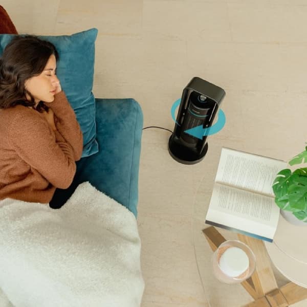 Cecotec Standing PTC heater with 2000 W, oscillation mode, adjustable thermostat and 3 operating modes.