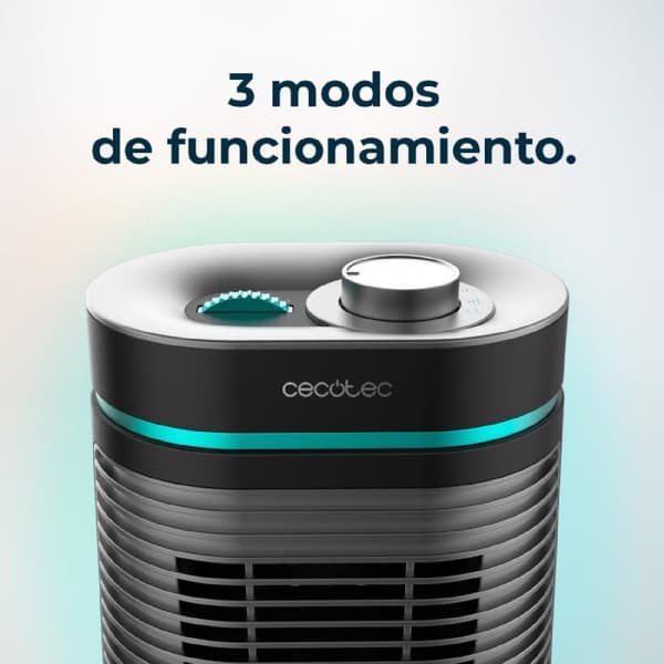 Cecotec Tabletop PTC heater with 1500 W, oscillation mode, adjustable thermostat and 3 modes of operation.