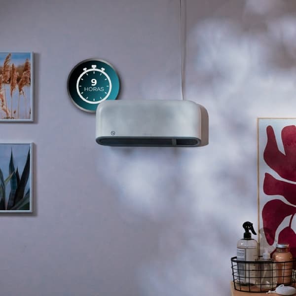 Cecotec PTC bathroom heater with 2000 W, and Wi-Fi control and IP22 protection.