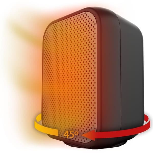 Cecotec Tabletop PTC heater with 1500 W, oscillation mode, adjustable thermostat and 3 modes of operation.