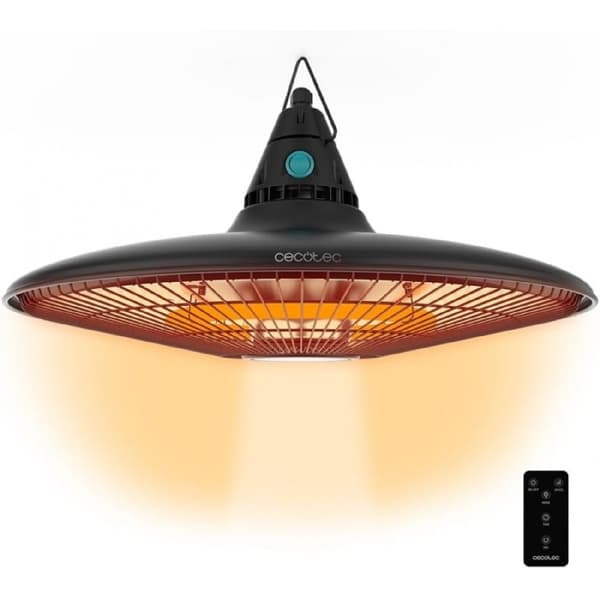 Cecotec Outdoor ceiling heater with 1500 W, halogen technology and remote control.