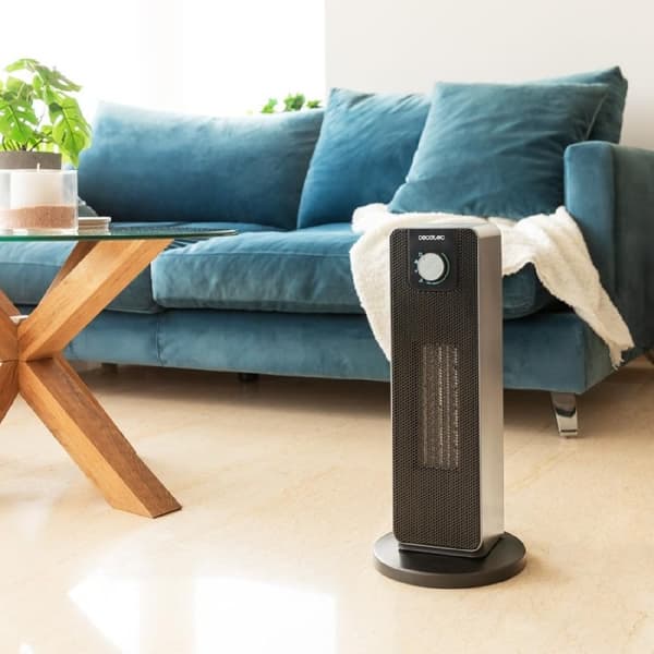 Cecotec Standing PTC heater with 2000 W, oscillation mode, adjustable thermostat and 3 modes of operation.