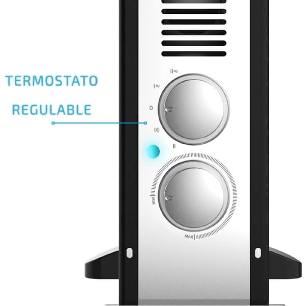 Cecotec Designer stand convector heater, 2000 W, adjustable thermostat and TurboFan mode.