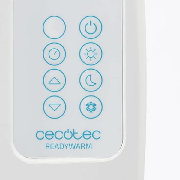 Cecotec Dry thermal emitter, 12 fins, 1800 W, LCD display and remote control.