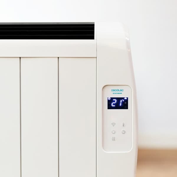 Cecotec Electric radiator with 8 fins and 1200 W, Wi-Fi control, LED display, remote control, programmable timer, temperature selection, 15-m² covera