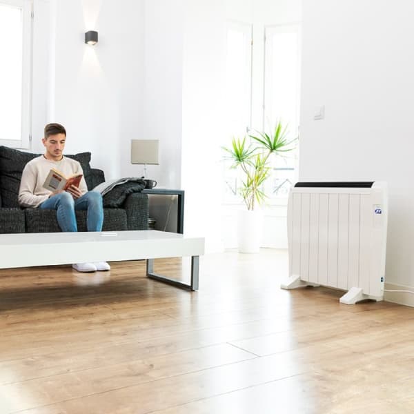 Cecotec Electric radiator with 8 fins and 1200 W, Wi-Fi control, LED display, remote control, programmable timer, temperature selection, 15-m² covera