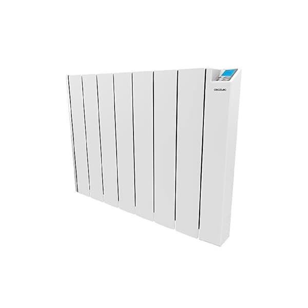 Cecotec 2000 W electric radiator with cast aluminium and ceramic technology, 8 fins, 28 m², Wi-Fi control, LCD display, 24/7 weekly schedule, IPX4 pr