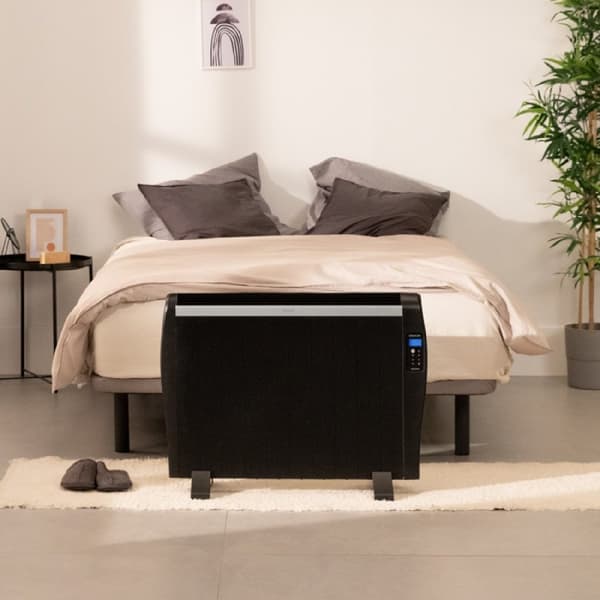 Cecotec Electric radiator with 10 heating elements and 1500 W, LCD display, remote control, programmable timer, temperature selection, 25-m² coverage
