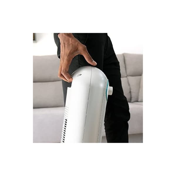 Cecotec 2200-W ceramic heater with 3 modes, silent oscillation, light, simple use, and triple safety system.