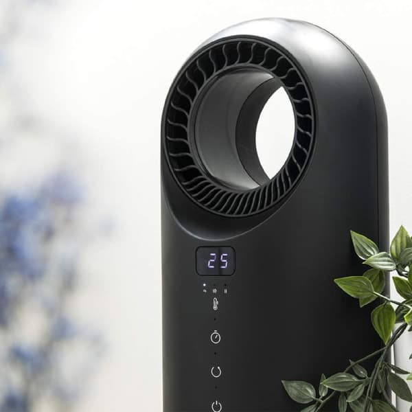 Cecotec Bladeless heater with 1500 W, Wi-Fi control, remote control, touch control, LED display, 3 modes, oscillation, timer and triple safety system.