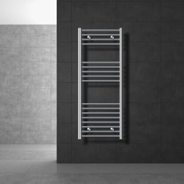 Kylpyhuonepatteri Sahara 500x1200 mm kromattu kaareva sivuliitännällä LuxeBath