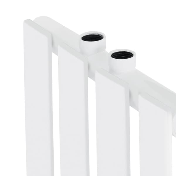 Badeværelsesradiator Lodret med centertilslutning 480x1600 mm Hvid LuxeBath