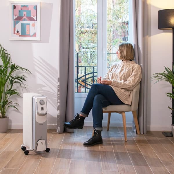 Cecotec Olie Radiator Readywarm 9000 Space 360 2000w Sort One Size / EU Plug