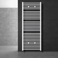 Miniatyrbild 1 av 5: Badrumsradiator Sahara 750x1800 mm vit rak med sidoanslutning LuxeBath