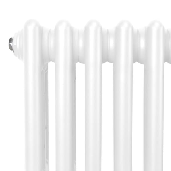 Traditionel vandret radiator med 2 og 3 søjler Moderne centralvarmeelement Antracitgrå Sort Hvid Kulstofstål Vægmonteret Køkken Stue Badeværelse