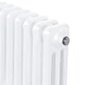 Miniatyrbillede 10 af 11: Traditionel vandret radiator med 2 og 3 søjler Moderne centralvarmeelement Antracitgrå Sort Hvid Kulstofstål Vægmonteret Køkken Stue Badeværelse