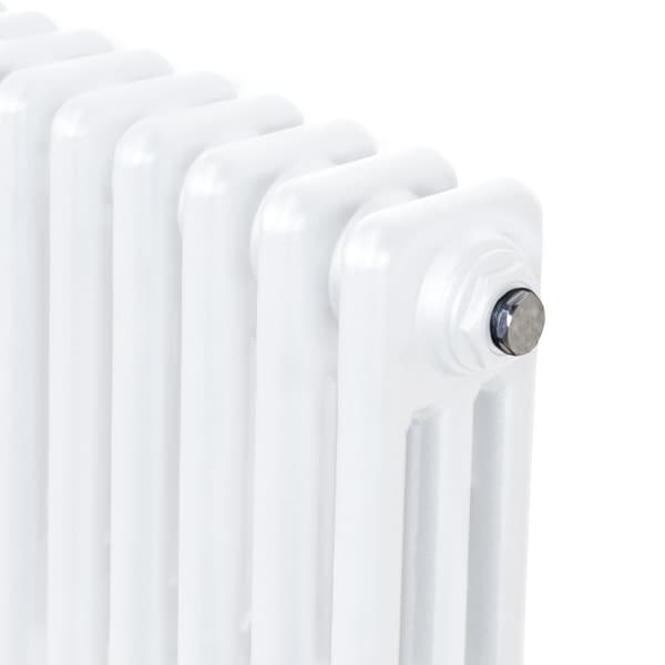 Traditionel vandret radiator med 2 og 3 søjler Moderne centralvarmeelement Antracitgrå Sort Hvid Kulstofstål Vægmonteret Køkken Stue Badeværelse