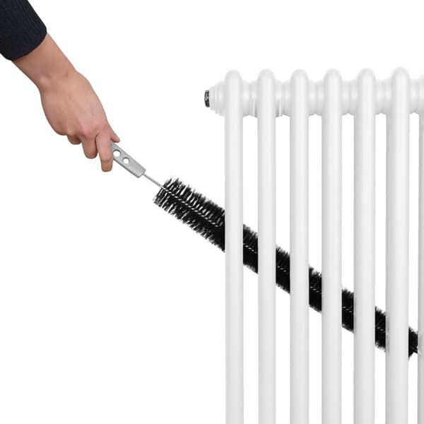 Vertical Radiator with 2 & 3 Columns Modern Central Heating Element Anthracite Gray Black White Carbon Steel Wall Mounted Kitchen Living Room Bathroom