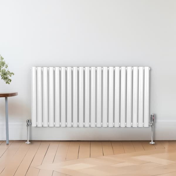 Ovale søjle Radiatorer Ventiler Dobbeltpanel Centralvarmeelement Grå Hvid Sort Stål Vandret Lodret Køkken Stue Monteringssæt Beslag