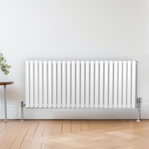 Ovale søjle Radiatorer Ventiler Dobbeltpanel Centralvarmeelement Grå Hvid Sort Stål Vandret Lodret Køkken Stue Monteringssæt Beslag