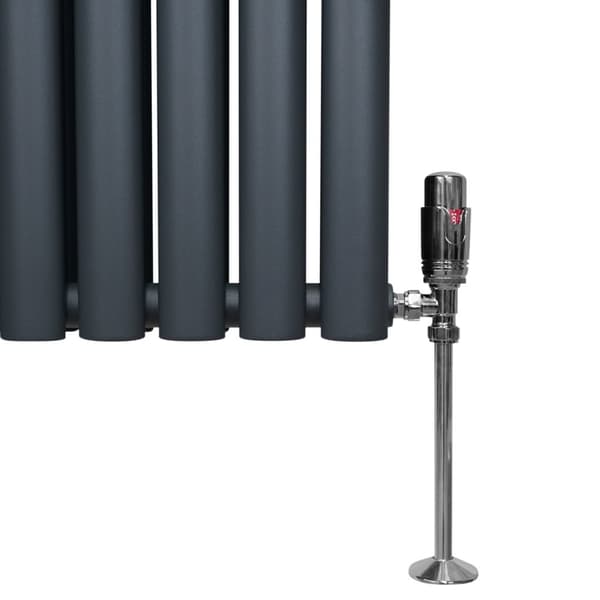 Ovale søjle Radiatorer Ventiler Dobbeltpanel Centralvarmeelement Grå Hvid Sort Stål Vandret Lodret Køkken Stue Monteringssæt Beslag