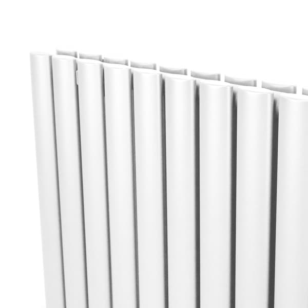 Radiatorer Ovala Kolumner Modern Dubbelpanel Centralvärme Element Grå Svart Vit Stål Horisontal Vertikal Kök Vardagsrum Rengöringsborste Monteringskit