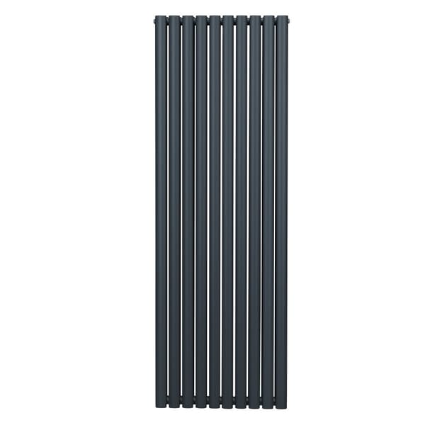 Radiatorer Ovale Søjler Moderne Dobbeltpanel Centralvarme Element Grå Sort Hvid Stål Vandret Lodret Køkken Stue Rengøringsbørste Monteringssæt