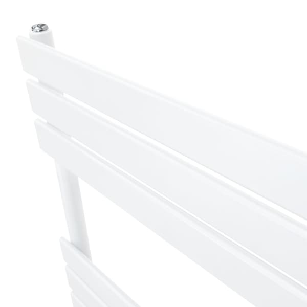 Vertikal Handdukstork Design Platta Paneler 1200mm Badrum Uppvärmd Handdukstork Grå Svart Vit Centralvärme Handduksvärmare Väggmonterad Monteringskit