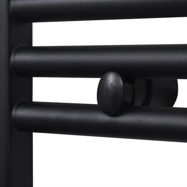 Värmeelement - Handdukstork centralvärme element båge 500 x 764 mm svart