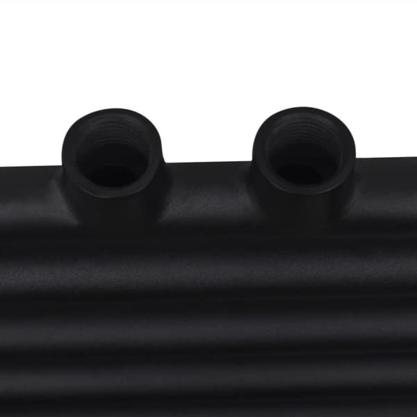 Håndklæderadiator centralvarme lige 500x764 mm sort - Håndklæderadiator - Håndklæderadiatorer - Home & Living