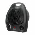 Miniatyrbillede 1 af 3: Bærbar mini el-varmer EDM 07220 Sort 1000 - 2000 W