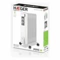 Miniatyrbild 4 av 4: Oljeelement (9 ribbor) Haeger OH-009.008A Vit 2000 W