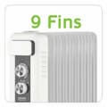 Miniatyrbild 2 av 4: Oljeelement (9 ribbor) Haeger OH-009.008A Vit 2000 W