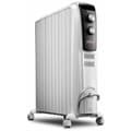 Miniatyrbillede 1 af 2: Olieradiator (10 kamre) DeLonghi Hvid 2500 W