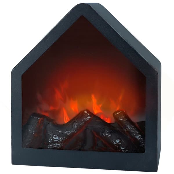 Elektrisk dekorationspejs til væggen Ambients 20 x 23 x 14 cm (2 enheder)