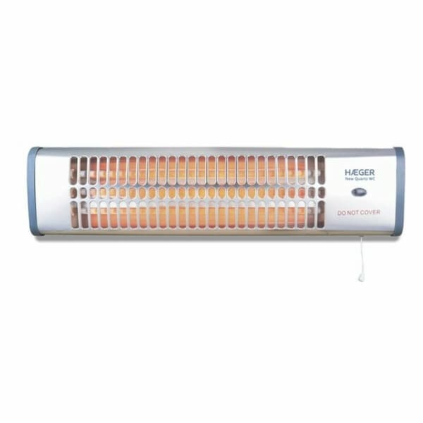 Quartz elektrisk radiator Haeger BH-120.003A Sølvfarvet 1200 W