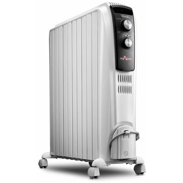 Olieradiator (10 kamre) DeLonghi Hvid 2500 W Hvid