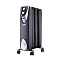 Miniatyrbilde 1 av 4: Radiator EDM 07127 Black Edition Svart/Grå 1500 W