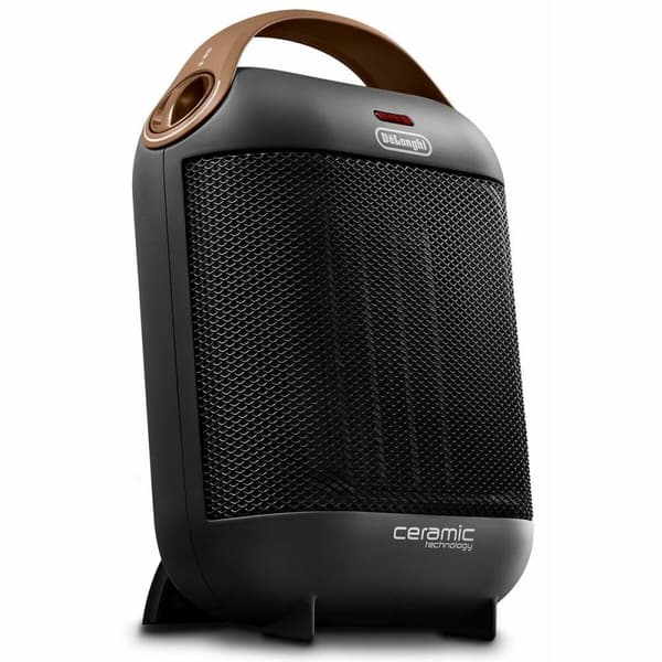 Kannettava keraaminen lämmitin DeLonghi HFX30C18IW Musta Antrasiitinharmaa 1800 W