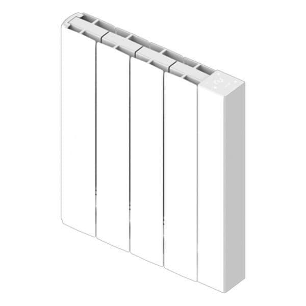 Ansluten elradiator - HEATZY - GLOW - 1000W - Kärna i keramik - Wi-Fi