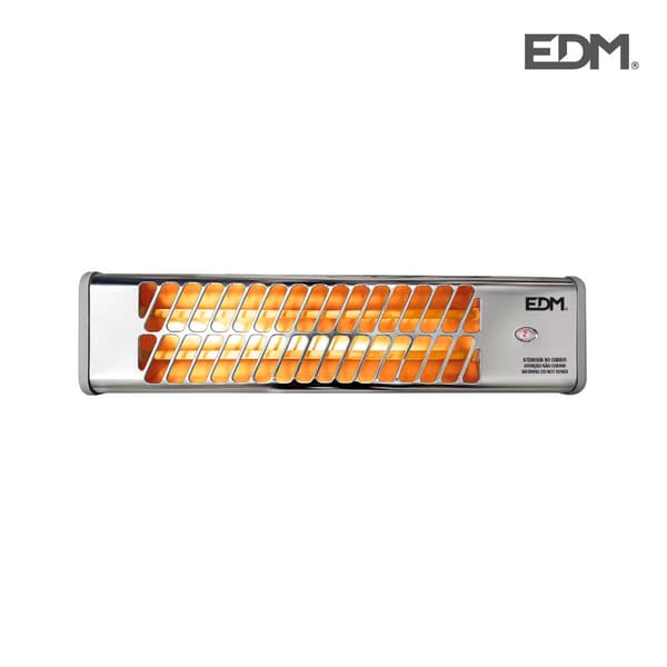 Edm 7108 Kvartsilämmitys 1200w Hopeinen One Size / EU Plug