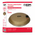 Miniatyrbilde 3 av 3: Keramisk varmer med kontakt EDM 07180 07180 Gyllen 500 W