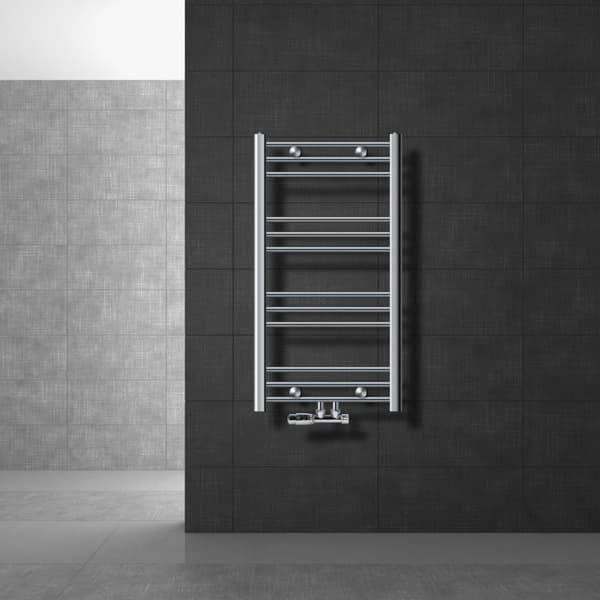 Badrumsradiator Radiator Sahara centrumanslutning handdukstork Krom 50x80cm