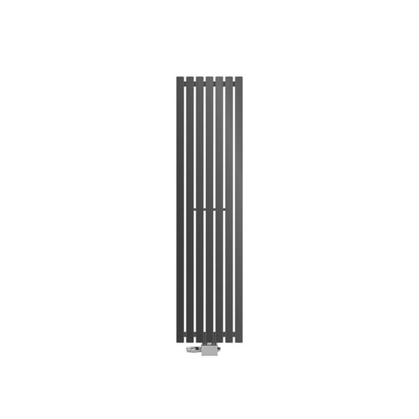 Badeværelsesradiator Lodret med centertilslutning 260x1600 mm Hvid inkl. universal tilslutningssæt LuxeBath