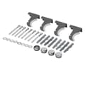 Miniatyrbild 4 av 8: Badrumsradiator Stella 260x1400 mm antracit med universalanslutningssats