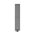 Miniatyrbild 2 av 8: Badrumsradiator Stella 260x1400 mm antracit med universalanslutningssats