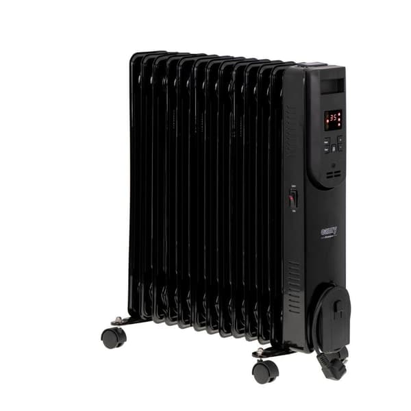 Elektrisk oliefyr med fjernbetjening CAMRY CR 7814 13 finner, 2500 W sort